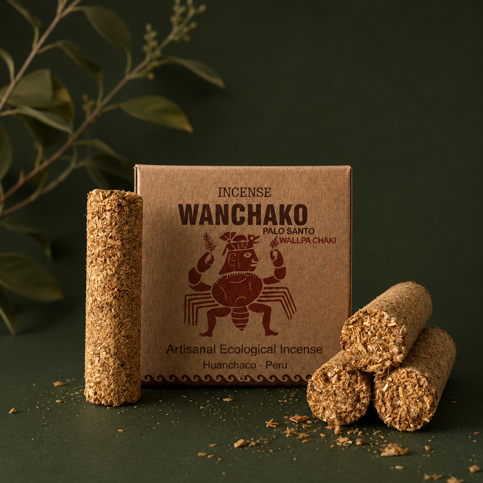 Palo Santo and Wallpa Chaqui hand rolled incense from Huanchaco, Peru