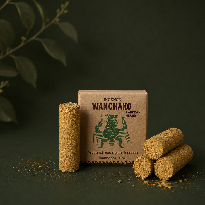 Palo Santo and 7 Andean Herbs hand rolled incense from Peru