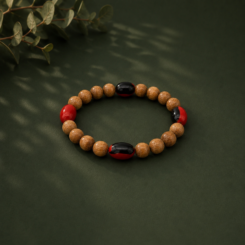 Palo Santo & Huayruro Bracelet