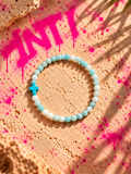INTI Amazonite + Turquoise Resin Cross Bracelet